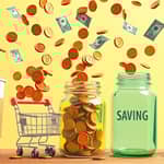 Use roundup savings for targeted mini-goals