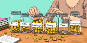 Use financial buckets to manage irregular income