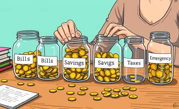 Use financial buckets to manage irregular income
