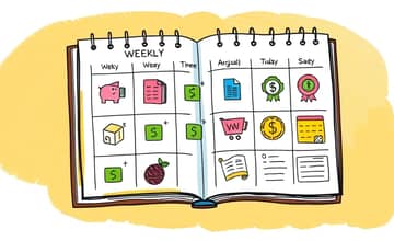 Use financial “theme days” to focus weekly