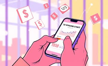 This app provides real-time tax withholding estimates