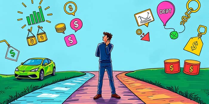 Reframe large purchases as long-term tradeoffs